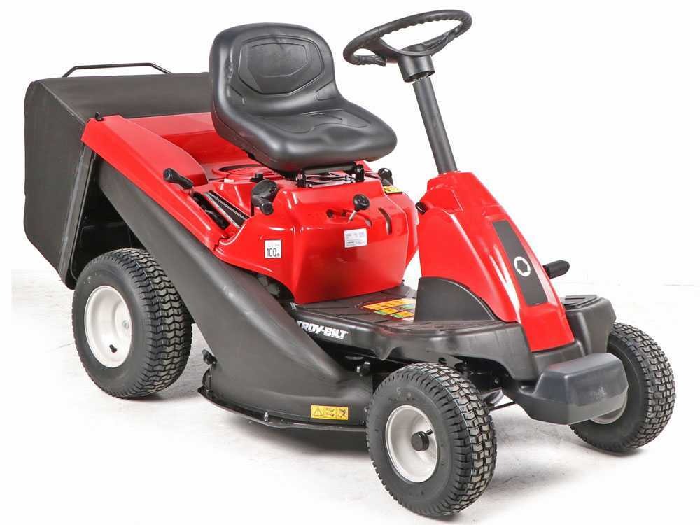 Minirider zitmaaier met geïntegreerde opvang Troy-Bilt TB 76T-R, 76CM
