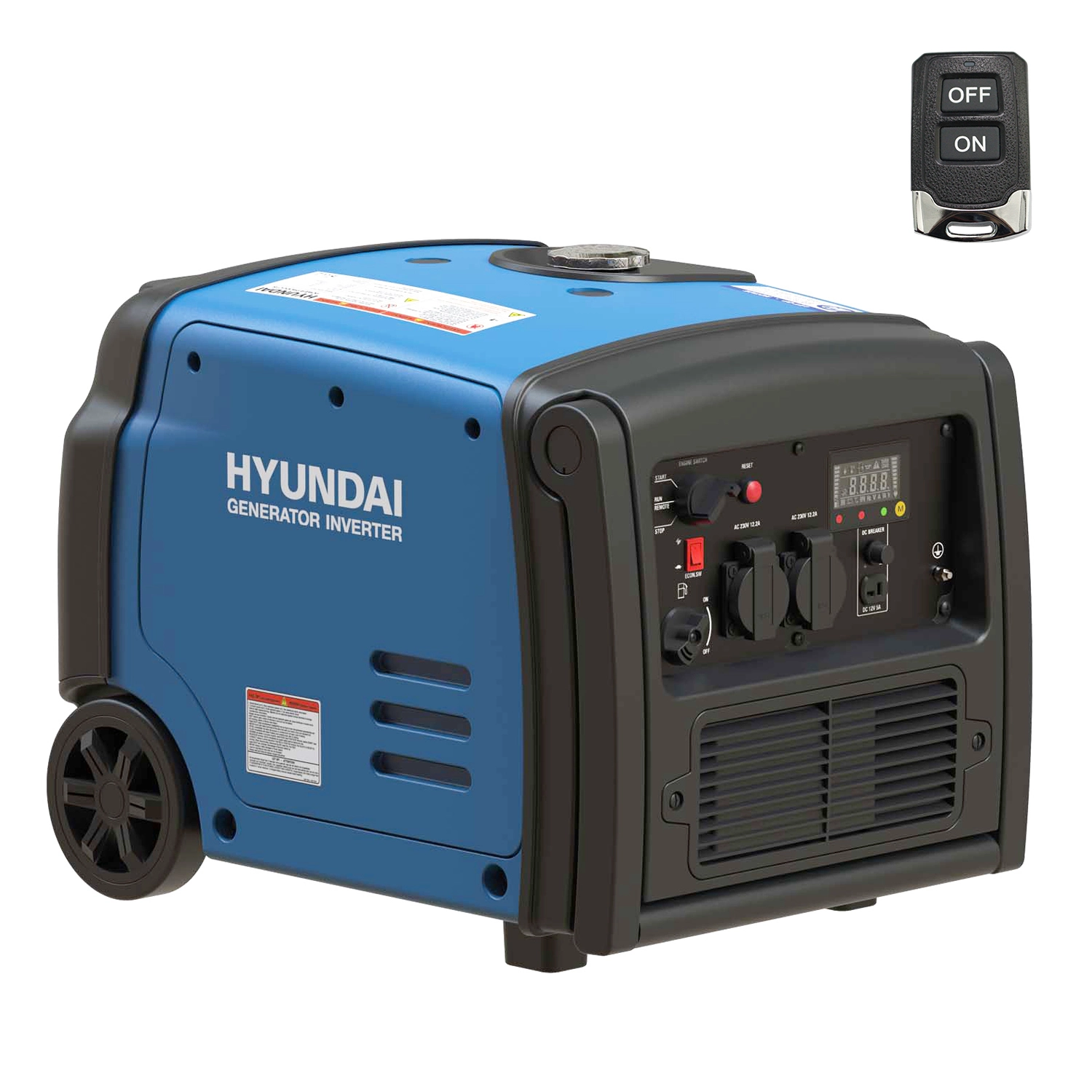 Hyundai HY3200SEi Benzine generator / inverter aggregaat - 3200W