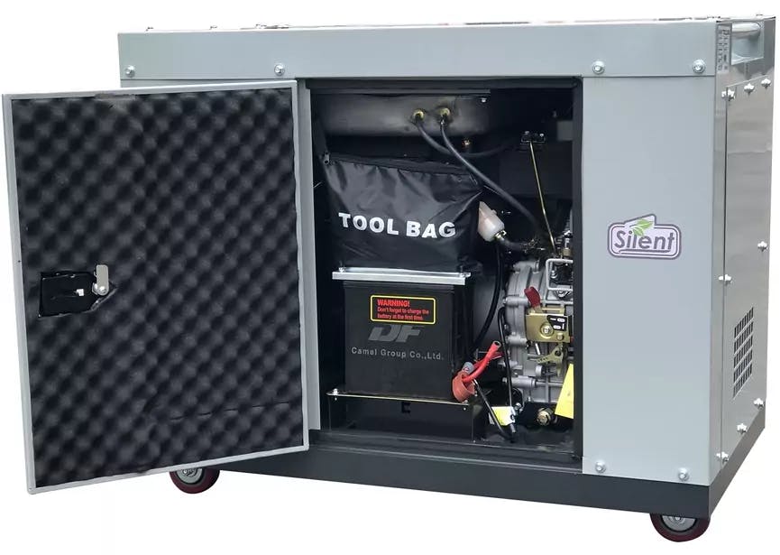 Diesel generator geluidsgedempt 7,5kW 230V/400V - Afbeelding 2