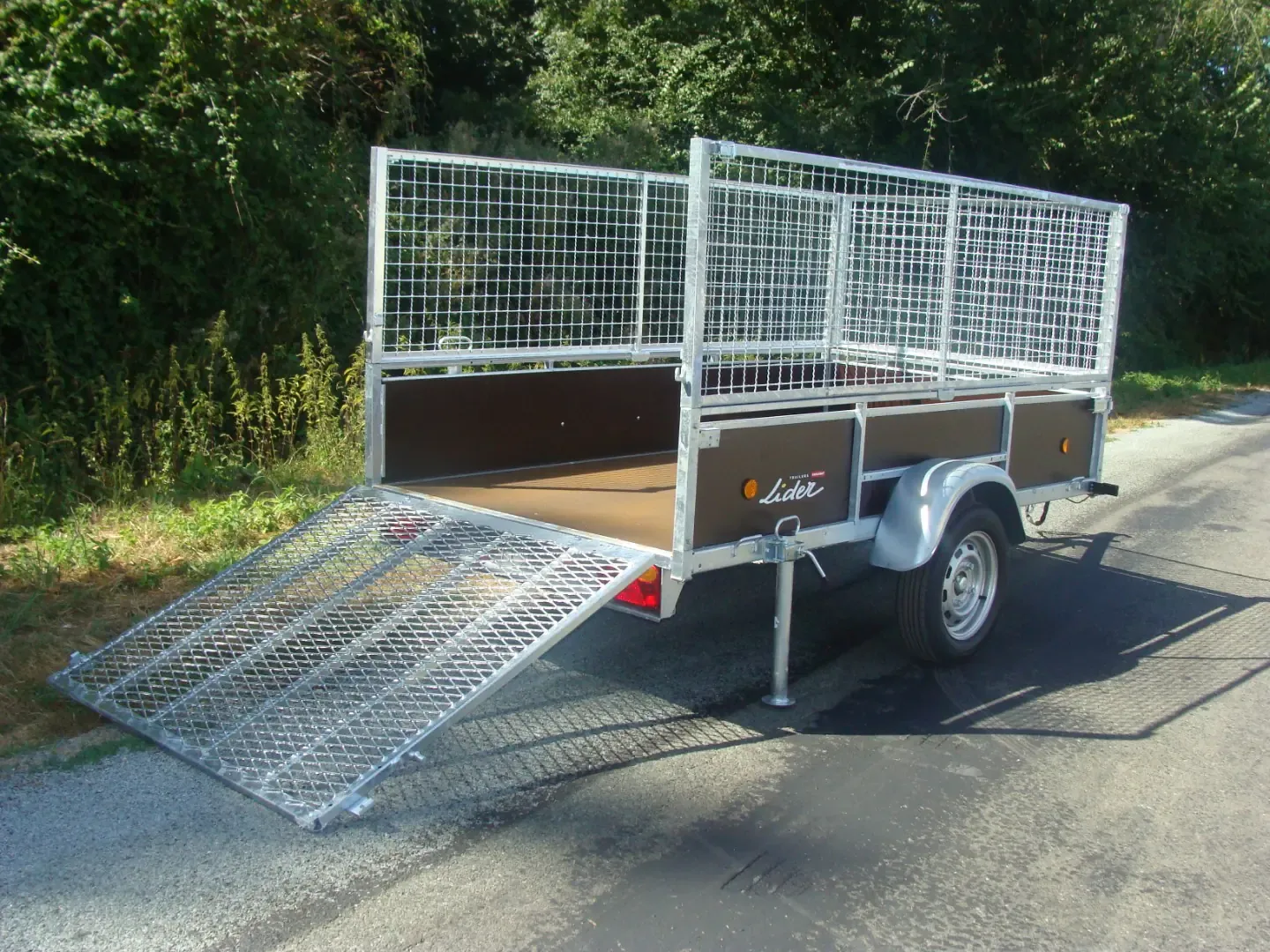 HOUTEN BAGAGEAANHANGWAGEN 43460 LIDER(251 x 133 x 40 cm) - Afbeelding 2