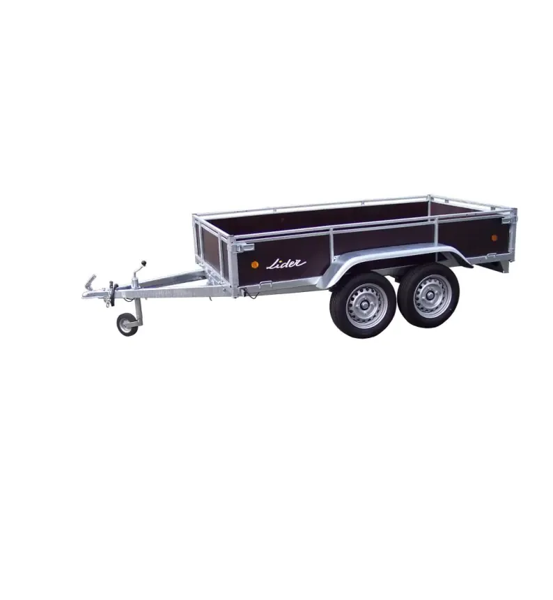 HOUTEN BAGAGEAANHANGWAGEN 43450 LIDER (251 x 133 x 40 cm) - Afbeelding 2