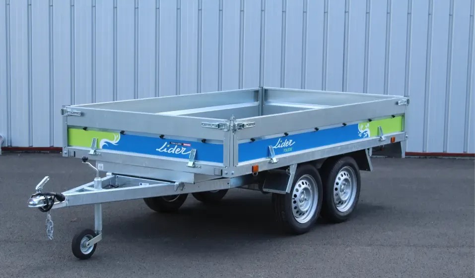 LIDER TOLEDE 39550 BAGAGEAANHANGWAGEN (Bruikbare laadbakafmetingen: 253 x 147 x 30 cm)